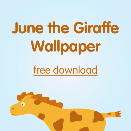 June the Giraffe Wallpaper